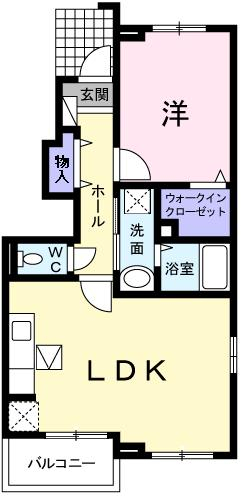 パステルKの間取り