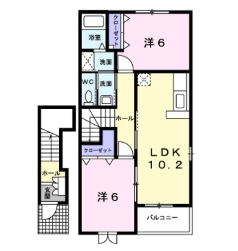 サンシャインⅡの間取り