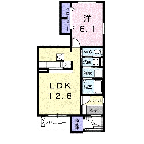 ラフィナート・パレ Cの間取り