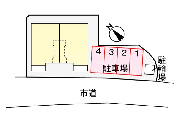 2/4 駐車場