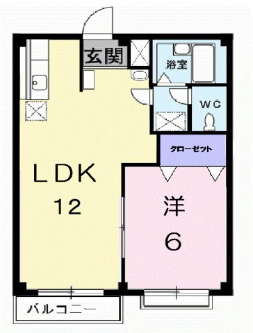 カーサ八幡林の間取り