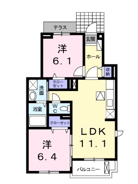 アルカンシェルカンダツアルファの間取り