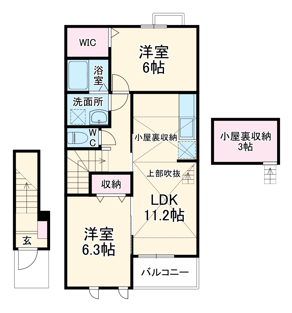 グラシオッソⅡの間取り