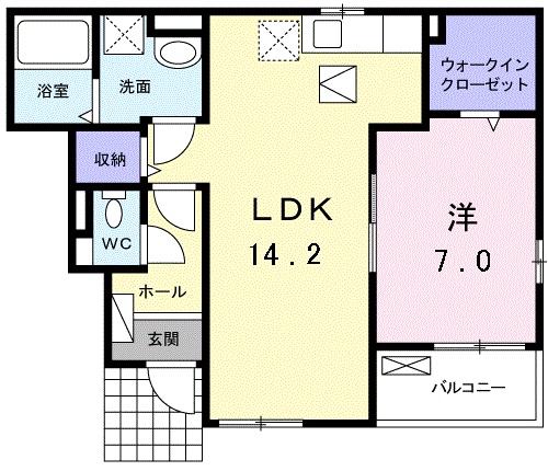 ホープ ストーン Ⅱの間取り