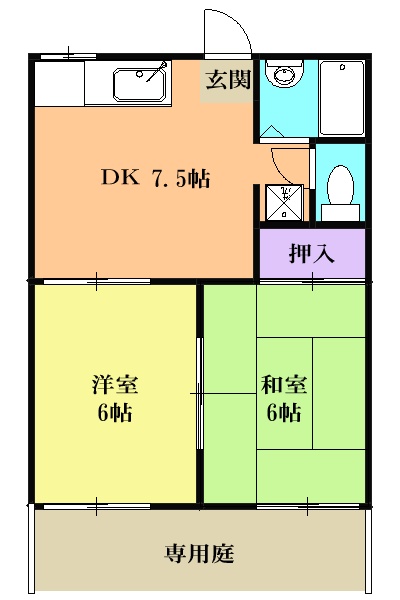 タウニー大縄場の間取り