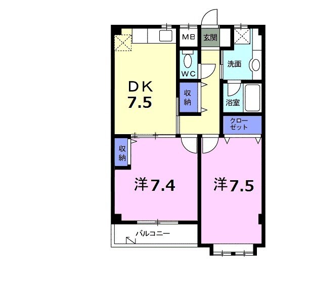 ヒルトップレジデンスの間取り