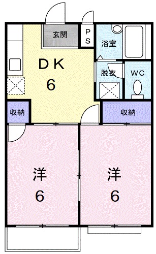 エルディム松本の間取り