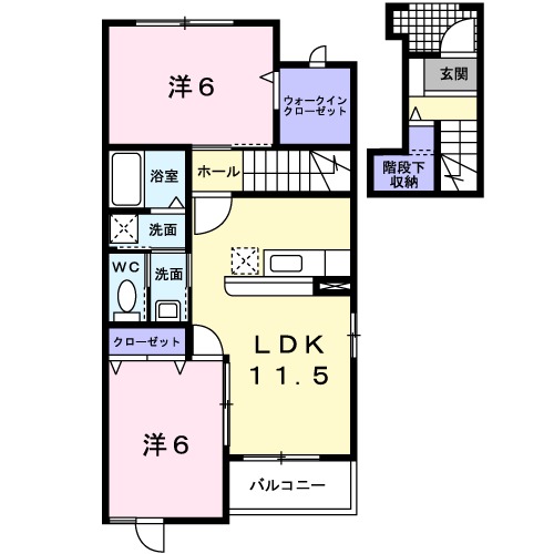 ヴィラ・フィオーレの間取り
