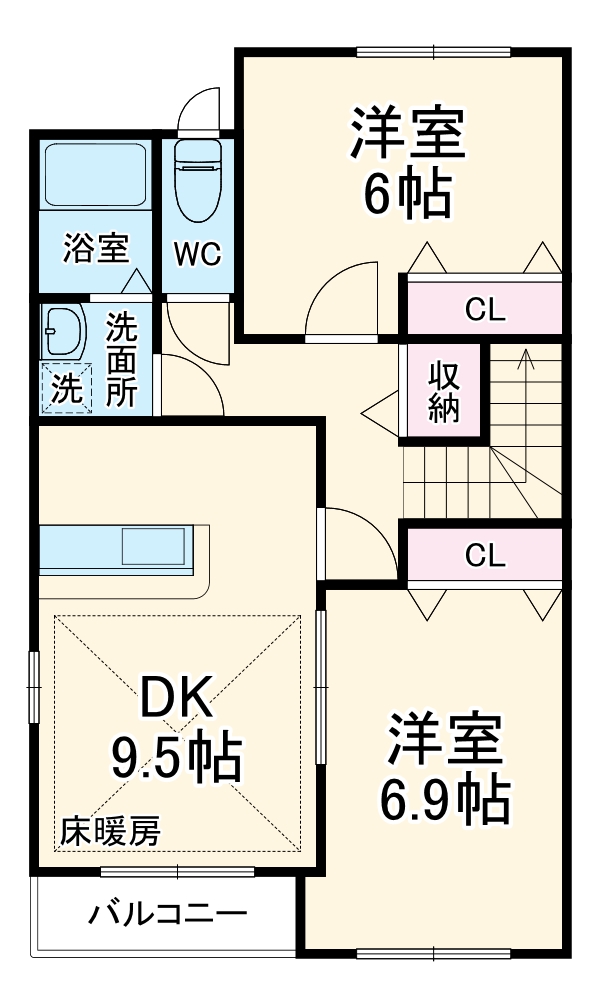 アランテの間取り