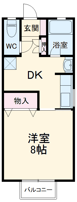 ハイツミネルヴァの間取り