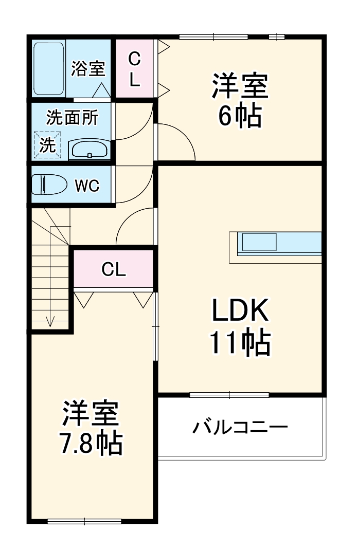 ガーデンコート・Nの間取り