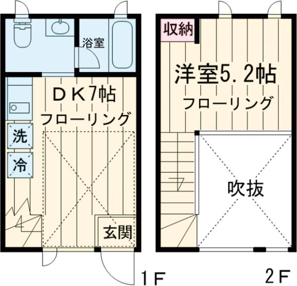 ユウシン ハウスの間取り