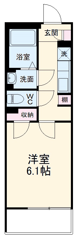 クレイノリヴェール西寺尾の間取り