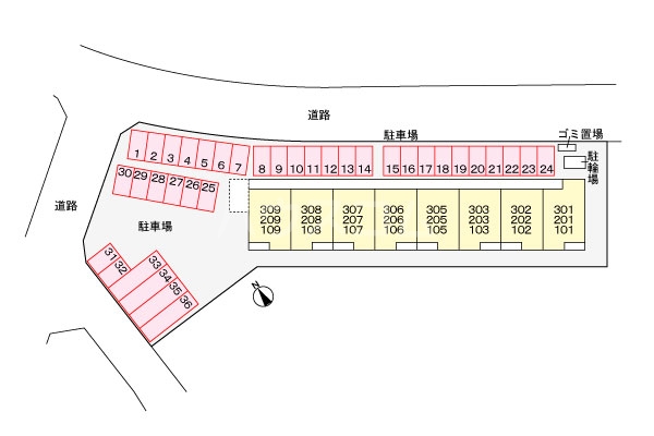 23/30 駐車場