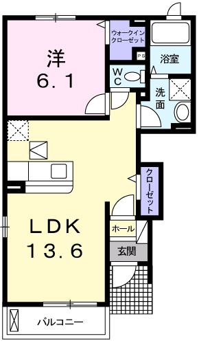 コンフォートⅡの間取り