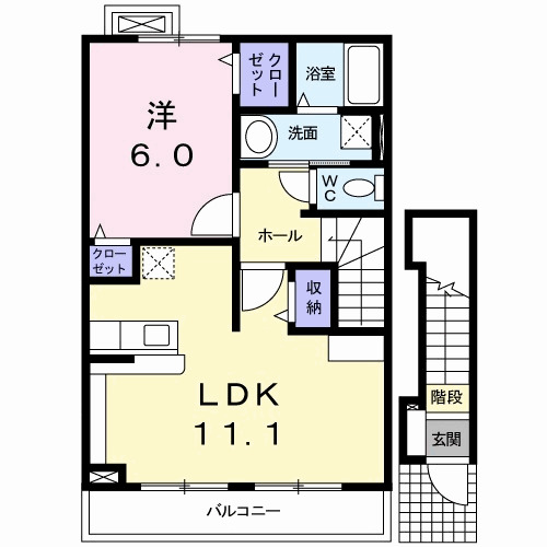フェリーチェⅡの間取り