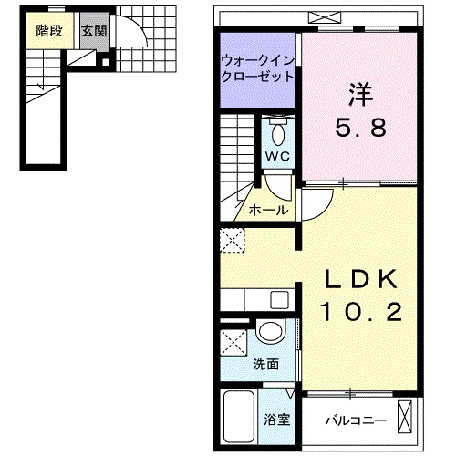 グランドF・Logieの間取り