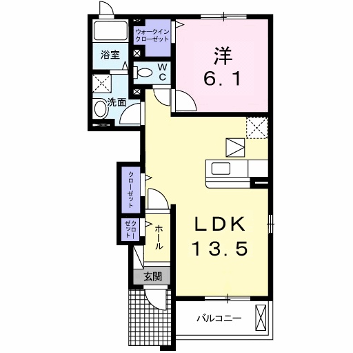 グリーンパーク 弐番館の間取り