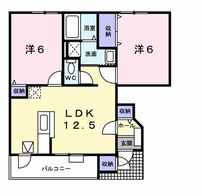 ヴィラ セレーナDの間取り