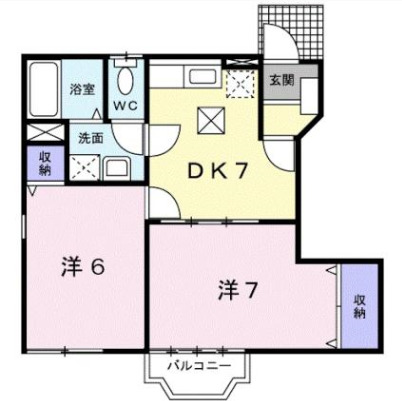 モデルノ24の間取り
