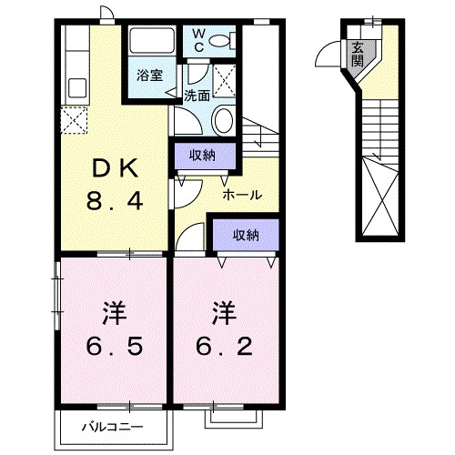 グリーンフィールドの間取り