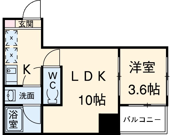 コルディア横濱サウスの間取り