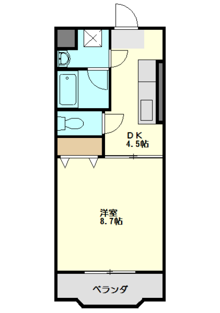 メルベーユの間取り