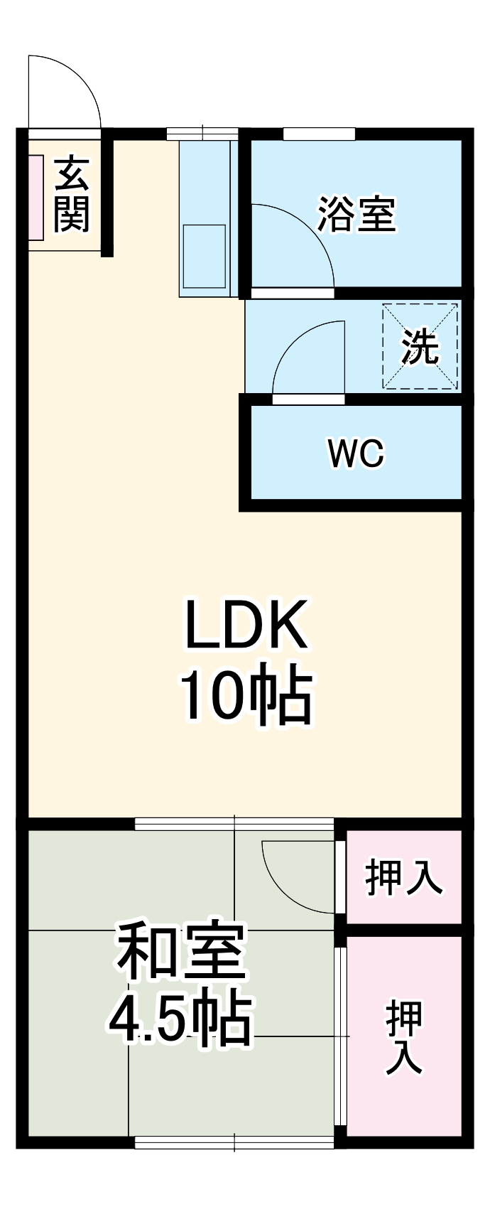 KAINOS袖ヶ浜の間取り