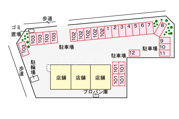 3/9 駐車場