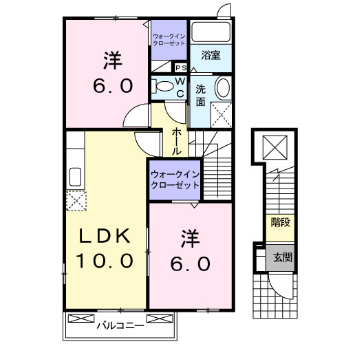 リヴィエールⅤＢの間取り
