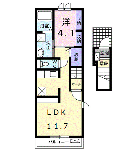 サウス コートⅡの間取り