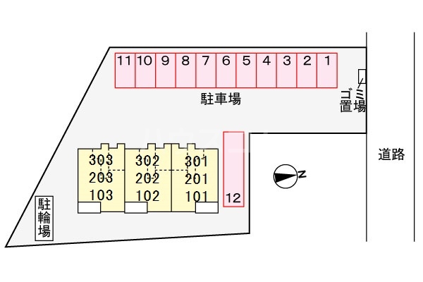2/10 駐車場