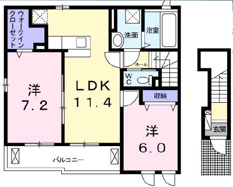エスポワールの間取り