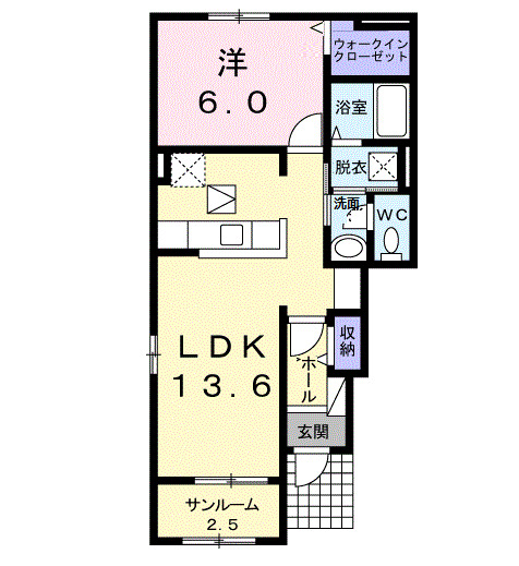 グレーシアの間取り