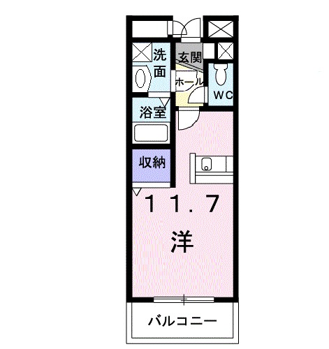 カーサ・セレーノの間取り