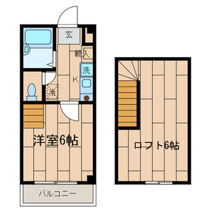 ＫＹハイツの間取り