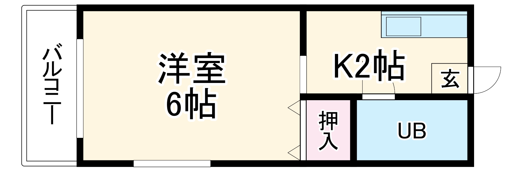 エクセランス岐阜西の間取り