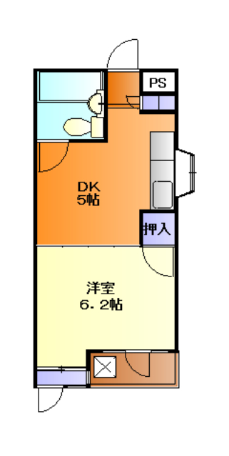 エステート65の間取り