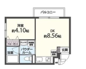 ツルマキロジの間取り