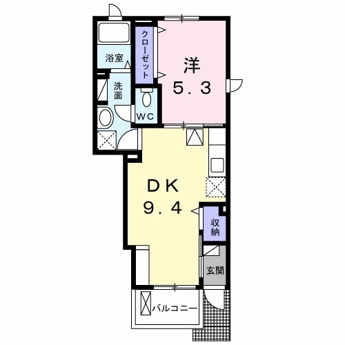 ロゼッタAの間取り