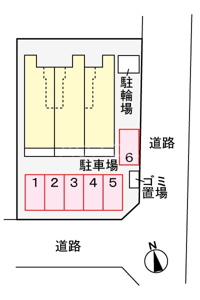 2/6 駐車場