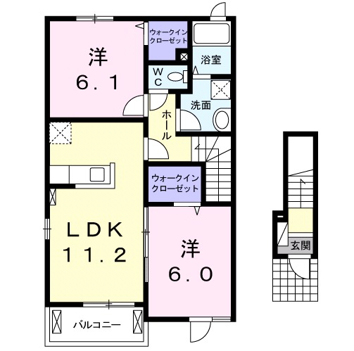 エアリー あかねの間取り