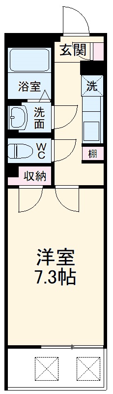 クレイノコスモ　ウーノの間取り