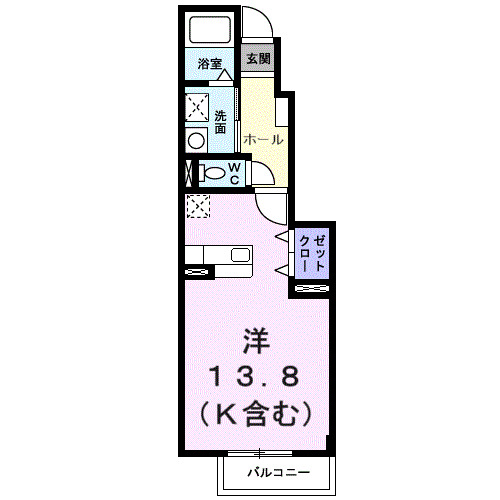 クラーベルⅠの間取り