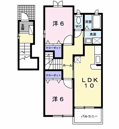 メゾン N・K・Sの間取り