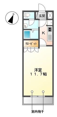 カサ・ベルデⅡの間取り