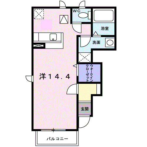 アブニールの間取り