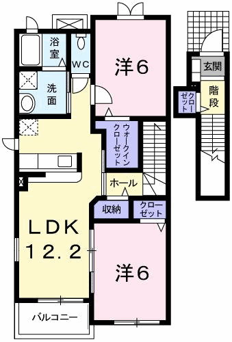 エアリー Ⅳの間取り