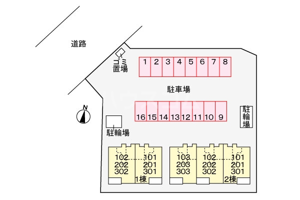 2/10 駐車場