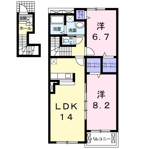 サンリット タウンAの間取り